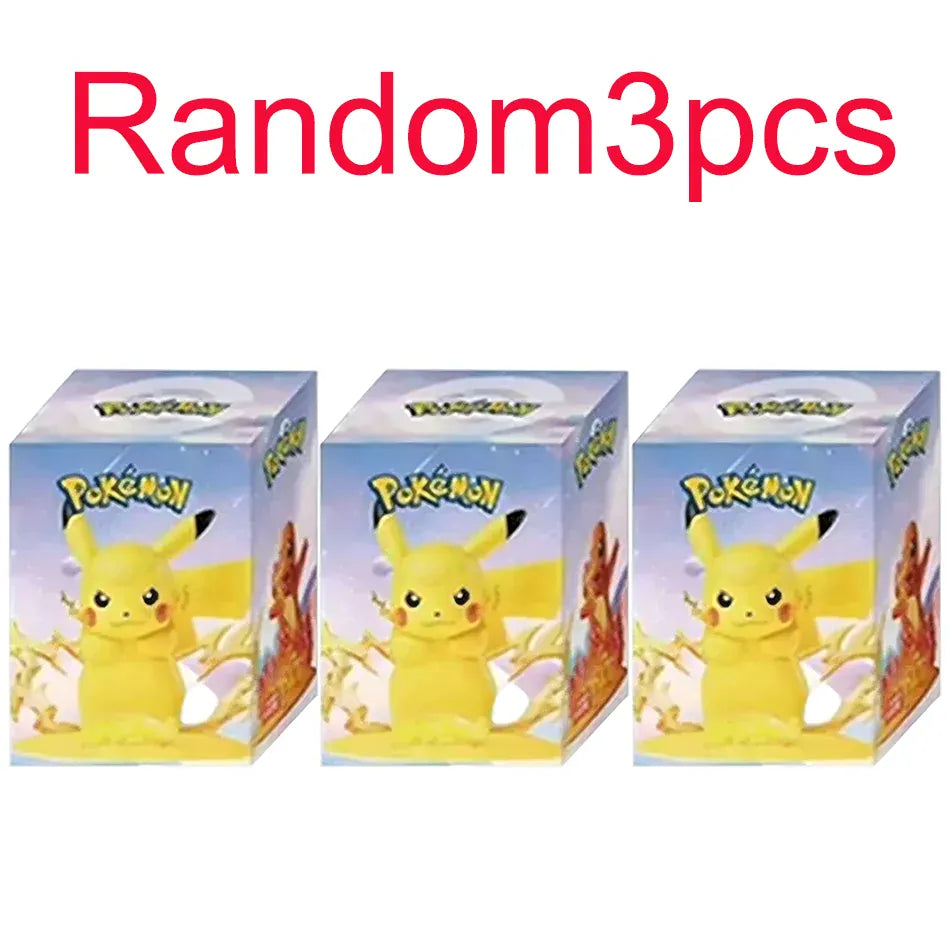 12 Pokémon Action Dolls Pikachu Blind Box Anime Models Desktop Decorations