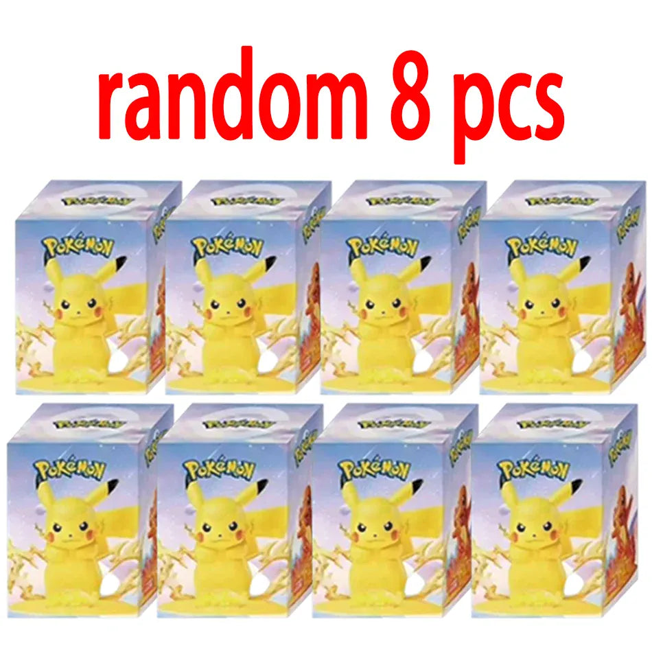 12 Pokémon Action Dolls Pikachu Blind Box Anime Models Desktop Decorations