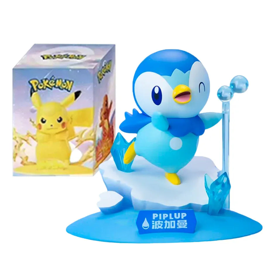 12 Pok é mon Action Dolls Pikachu Blind Box Anime Models Desktop Decorations Pok é mon Toys Children's Birthday Gifts