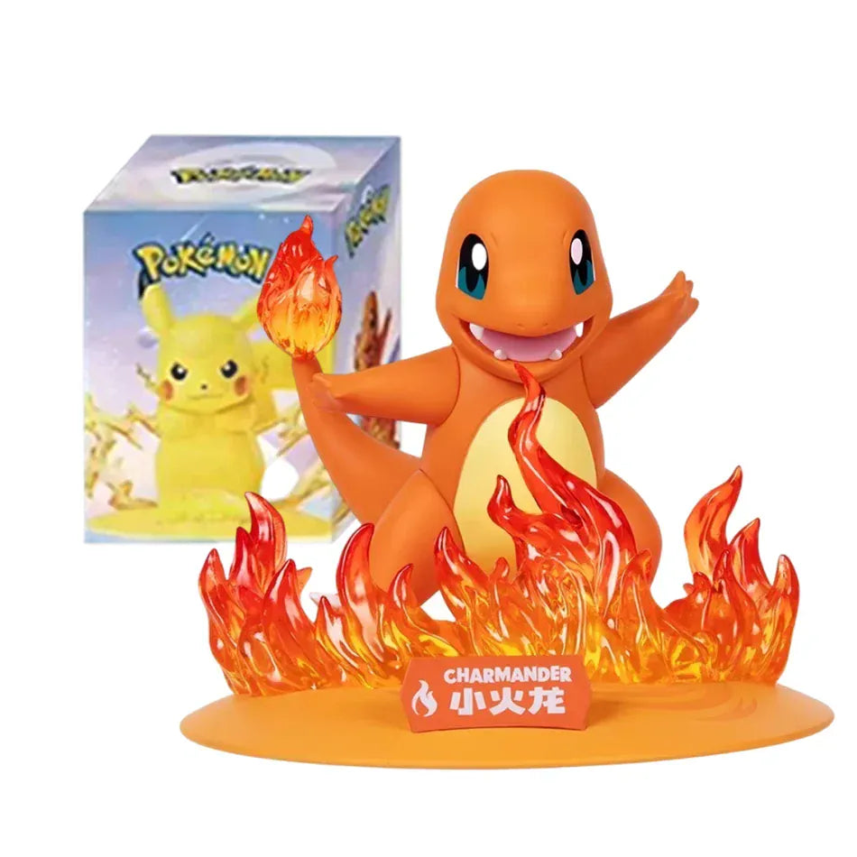 12 Pokémon Action Dolls Pikachu Blind Box Anime Models Desktop Decorations