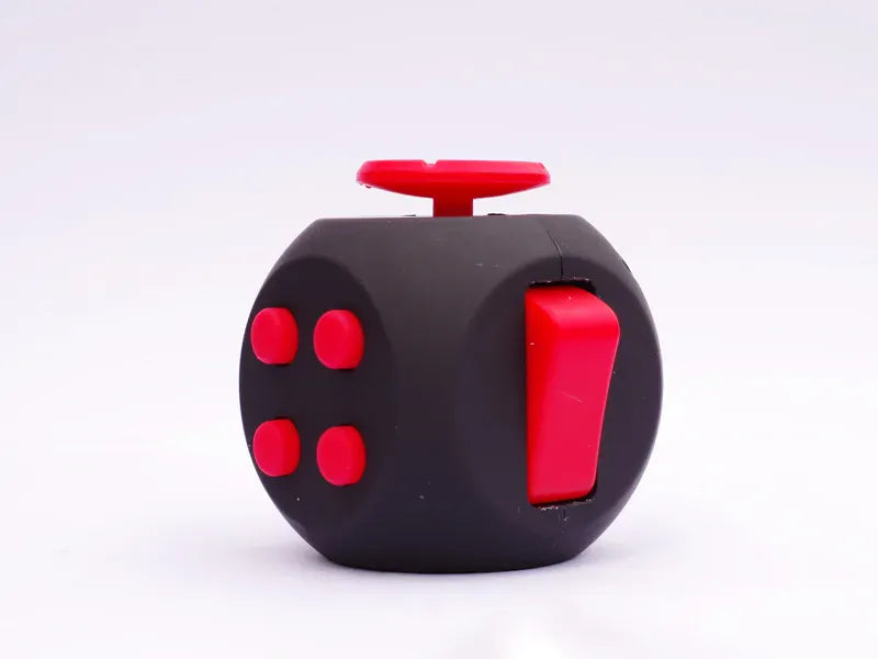 12-Sided Fidget Cube - Ultimate Stress Relief Toy for Anxiety, ADHD & Focus