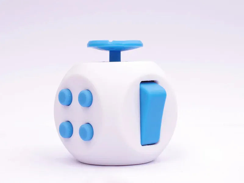 12-Sided Fidget Cube - Ultimate Stress Relief Toy for Anxiety, ADHD & Focus
