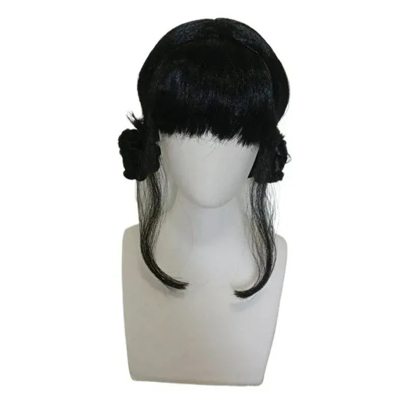 2027 Movie Kpop Kids Girls Cosplay Wig Mira Rumi Zoey Demon Hunters Purple Black Red Long Hair Halloween Cosplay Props