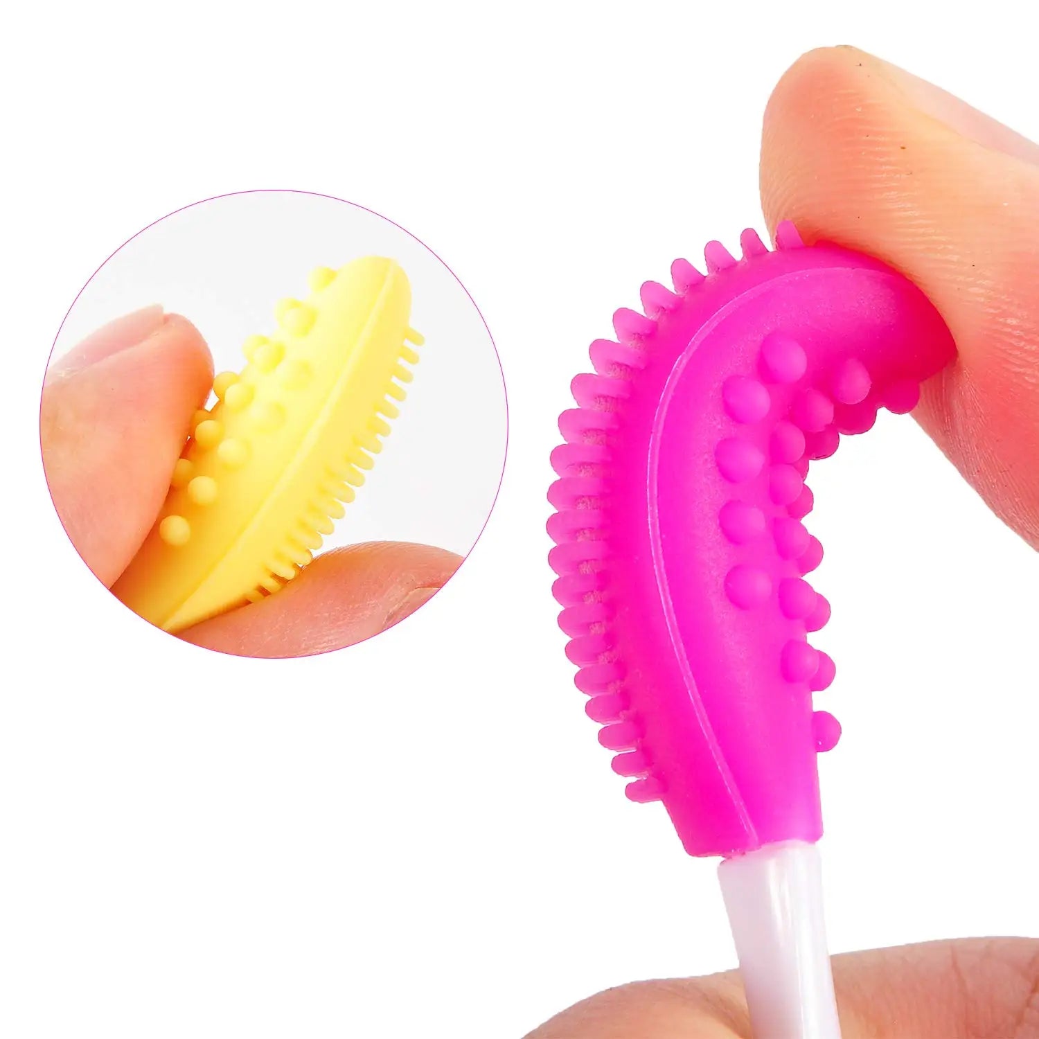 30pcs Silicone Lip Scrub Brush