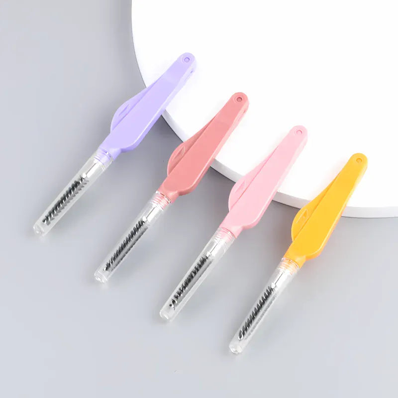 3PCS Stainless Steel Dual-Ended Eyelash Comb & Eyebrow Brush