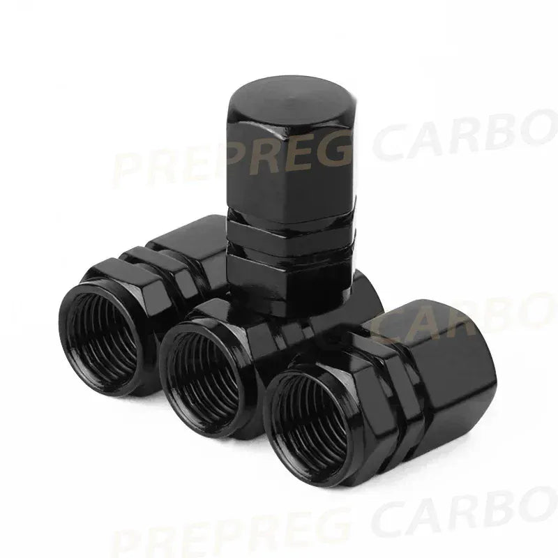 4Pcs Car Tire Valve Stems Cap Knurling Style Tire Valve Cap Aluminum Tire Wheel Stem Air Valve Cap Car Accessories