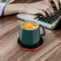 Coffee Mug Cup Warmer Electric Smart Coaster for Home or Office with 2 Temperatures Settings