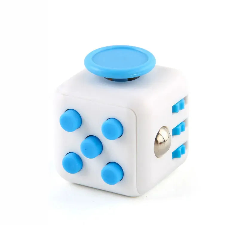 Compact Fidget Cube - Multi-Sensory Stress Relief Toy for Anxiety, ADHD & Focus