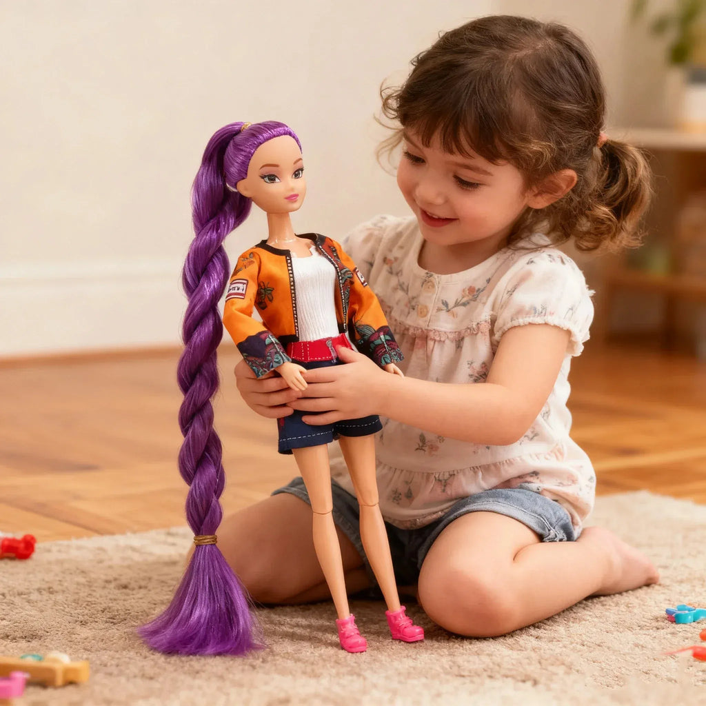 New K-pop Demon Hunters Anime Merchandise Rumi Mira Zoyi Character Figurine 11 Joints Are Movable