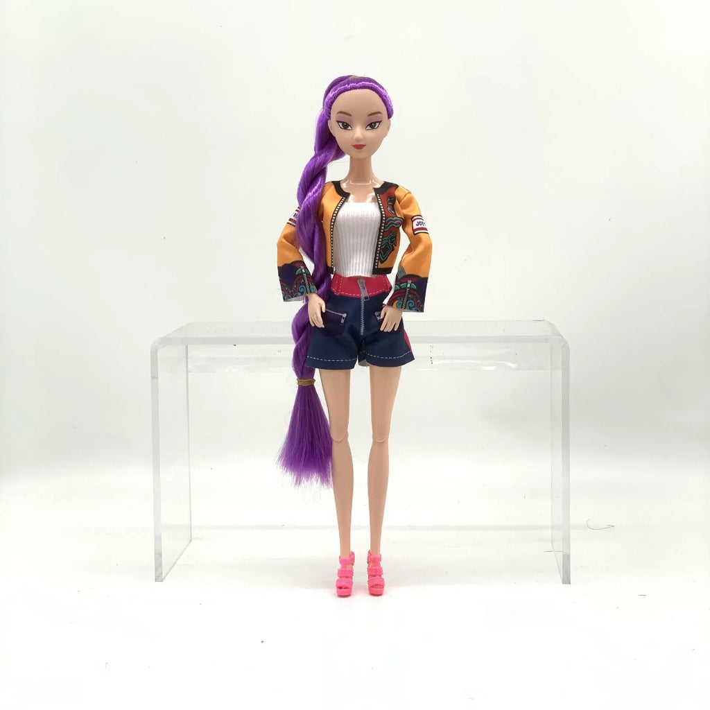 New K-pop Demon Hunters Anime Merchandise Rumi Mira Zoyi Character Figurine 11 Joints Are Movable