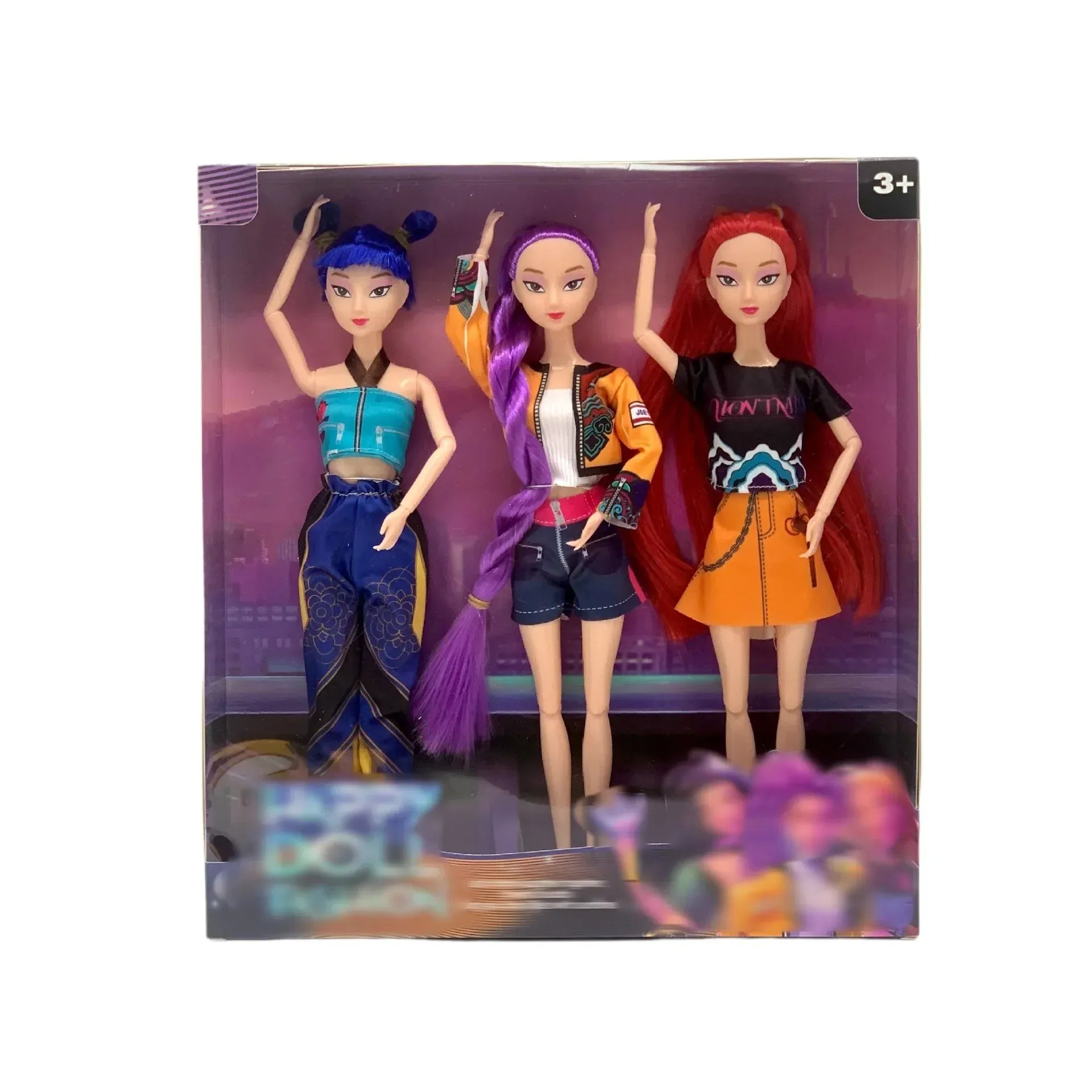 New K-pop Demon Hunters Anime Merchandise Rumi Mira Zoyi Character Figurine 11 Joints Are Movable