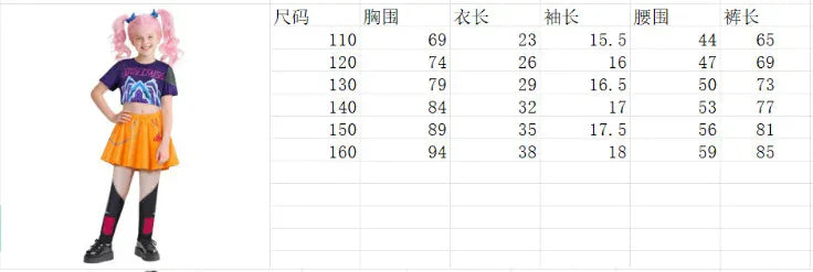 New Movie K-POP Demon Hunters Cosplay Costume for Kids rumi zoey mira Dress Halloween Anime Hunter Girls Dress