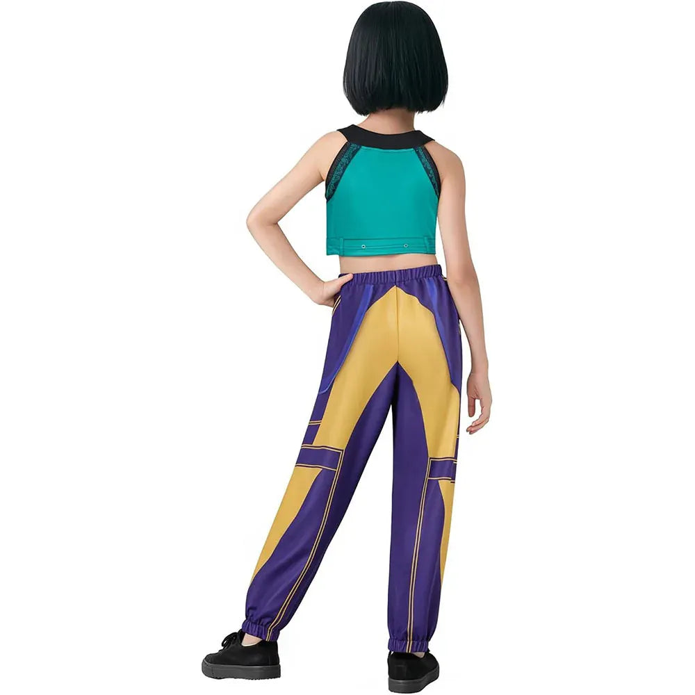 New Movie K-POP Demon Hunters Cosplay Costume for Kids rumi zoey mira Dress Halloween Anime Hunter Girls Dress