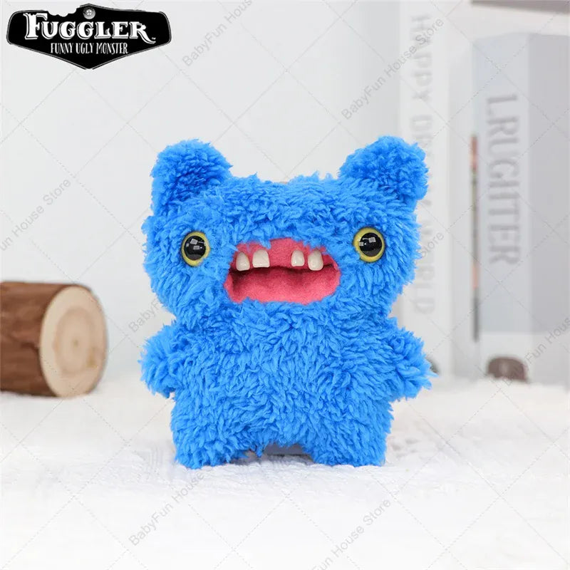 Original Fuggler Ugly Teeth Monsters Plush Toys Keychains Fugglers Wide Eyed Weirdo Annoyed Alien Rabbit Peluche Dolls Pendants