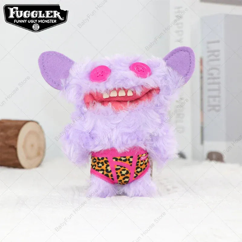 Original Fuggler Ugly Teeth Monsters Plush Toys Keychains Fugglers Wide Eyed Weirdo Annoyed Alien Rabbit Peluche Dolls Pendants