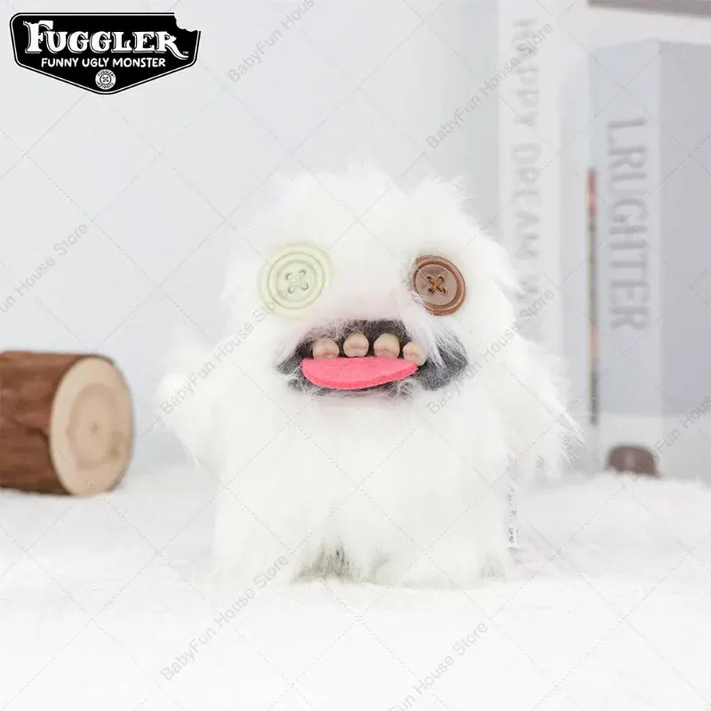 Original Fuggler Ugly Teeth Monsters Plush Toys Keychains Fugglers Wide Eyed Weirdo Annoyed Alien Rabbit Peluche Dolls Pendants
