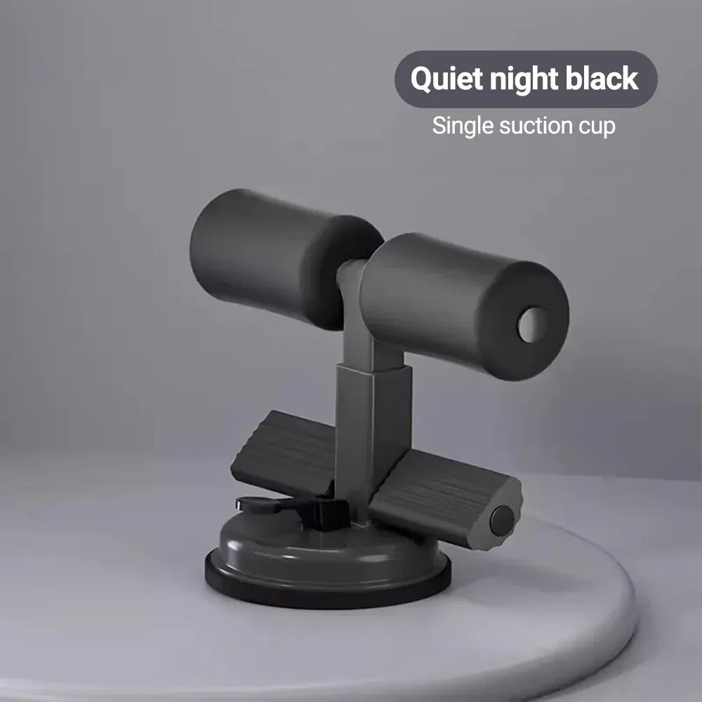 Sit-Up Assistant with Suction Cups - Adjustable Ankle Support Bar